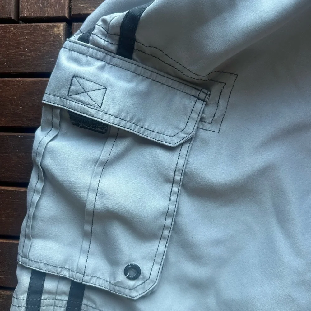 OP Light Gray Cargo Swim plus size trunks size 40-42